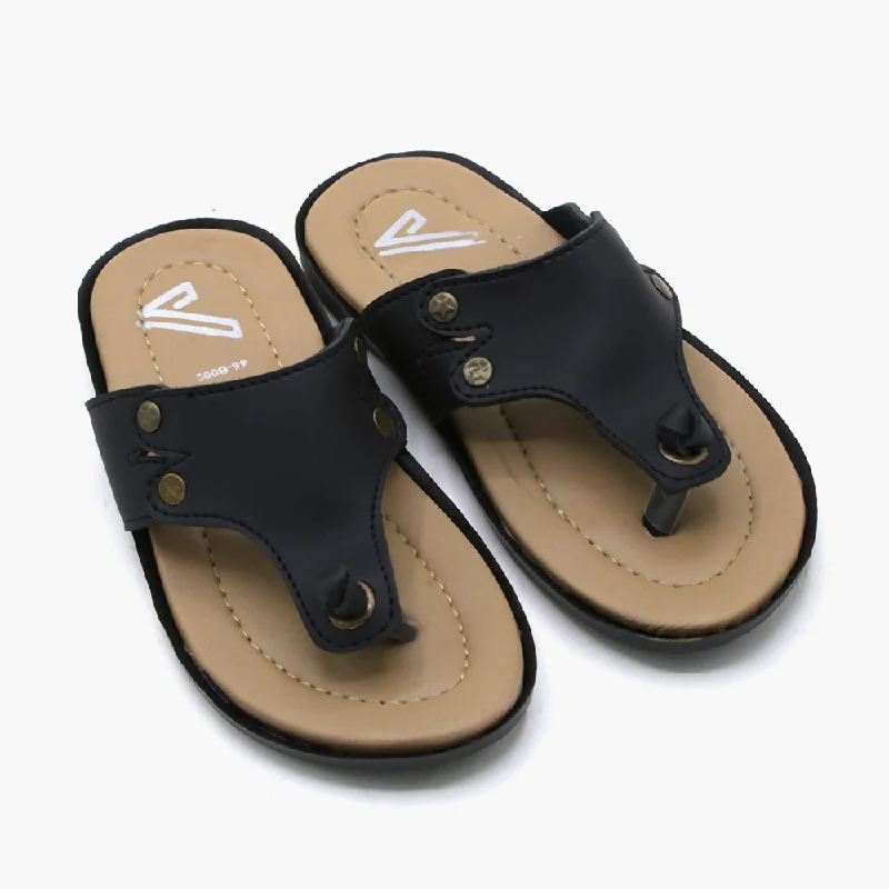 Boys Slipper - Black