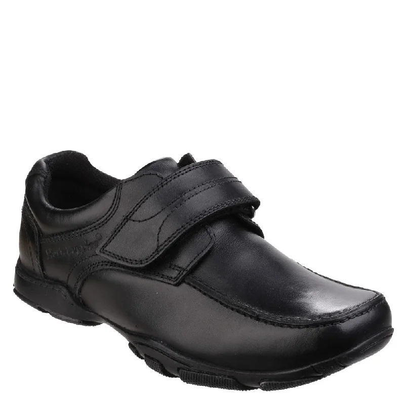 Hush Puppies Freddy Single Fit Junior School Shoes