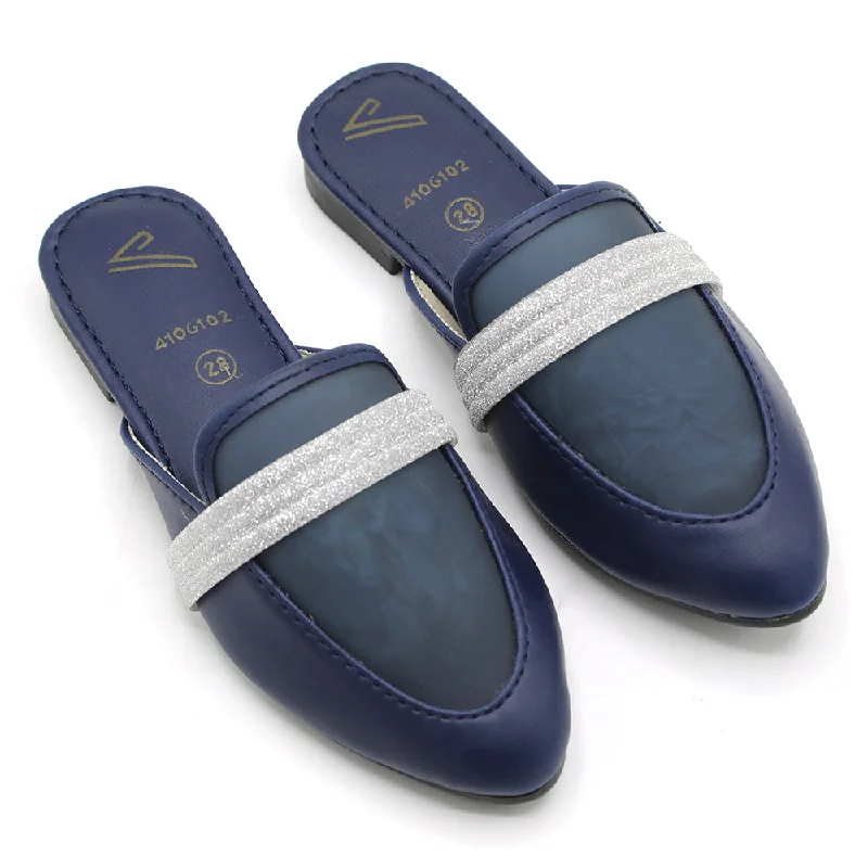 Girls Banto Slipper - Blue