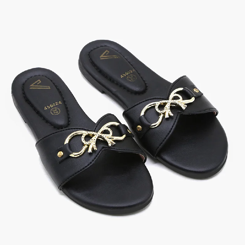 Girls Slipper - Black