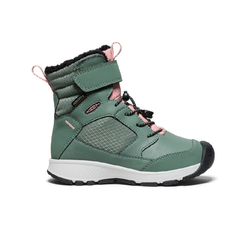 Little Kids' Skua Waterproof Winter Boot  |  Dark Forest/Rose Elegance