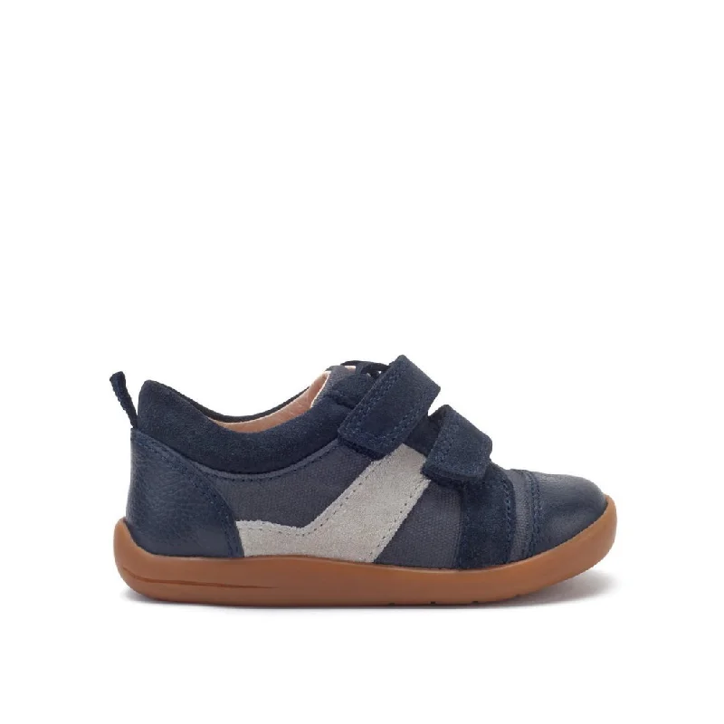 Start-Rite: Maze Riptape Shoes- Navy Blue