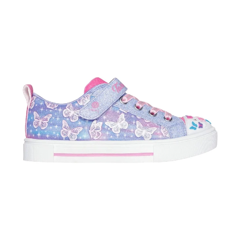 Skechers Girl's (Preschool) 314813LLVMT Twinkle Toes: Twinkle Sparks - Ombre Flutter Lavender/Multi